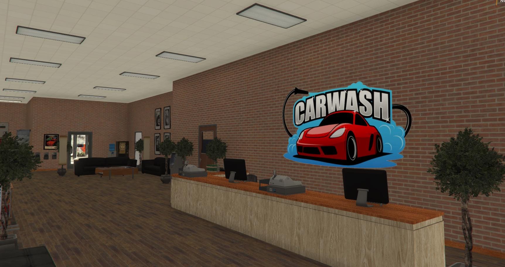 City Car Wash | MLO / MAP | Fivem GTAV | Optimized | Drag and Drop Files | Best Quality |