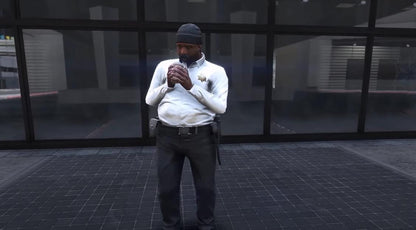 Roscoe Fat Police | PED | Fivem GTAV | Optimized | Drag and Drop Files | Best Quality |