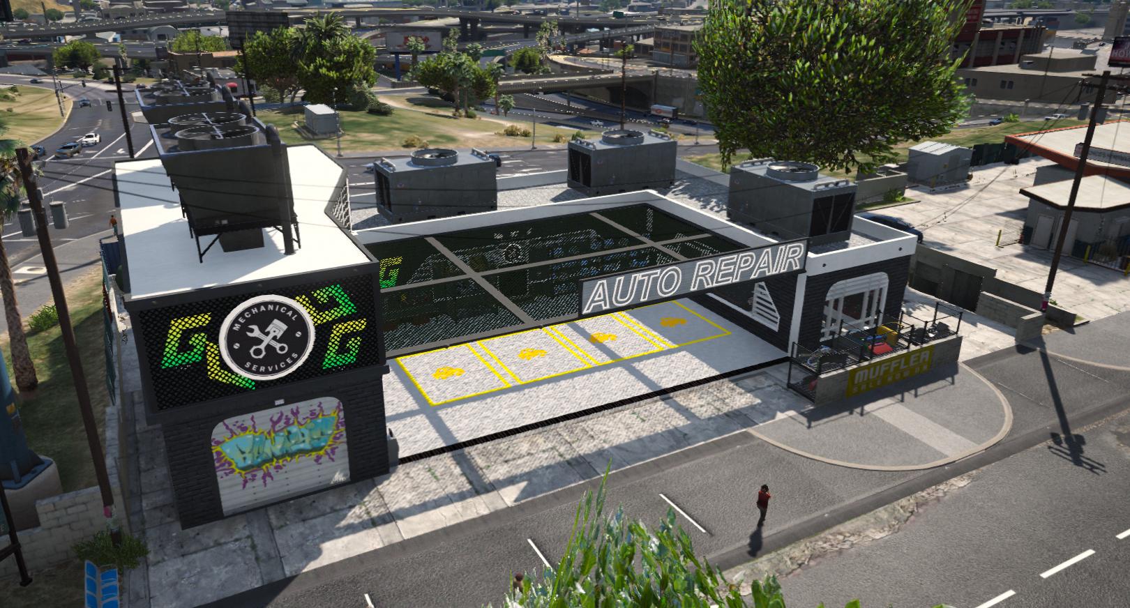 Auto-Repair Mechanic | Fivem GTAV | Optimized | Drag and Drop Files | Best Quality |
