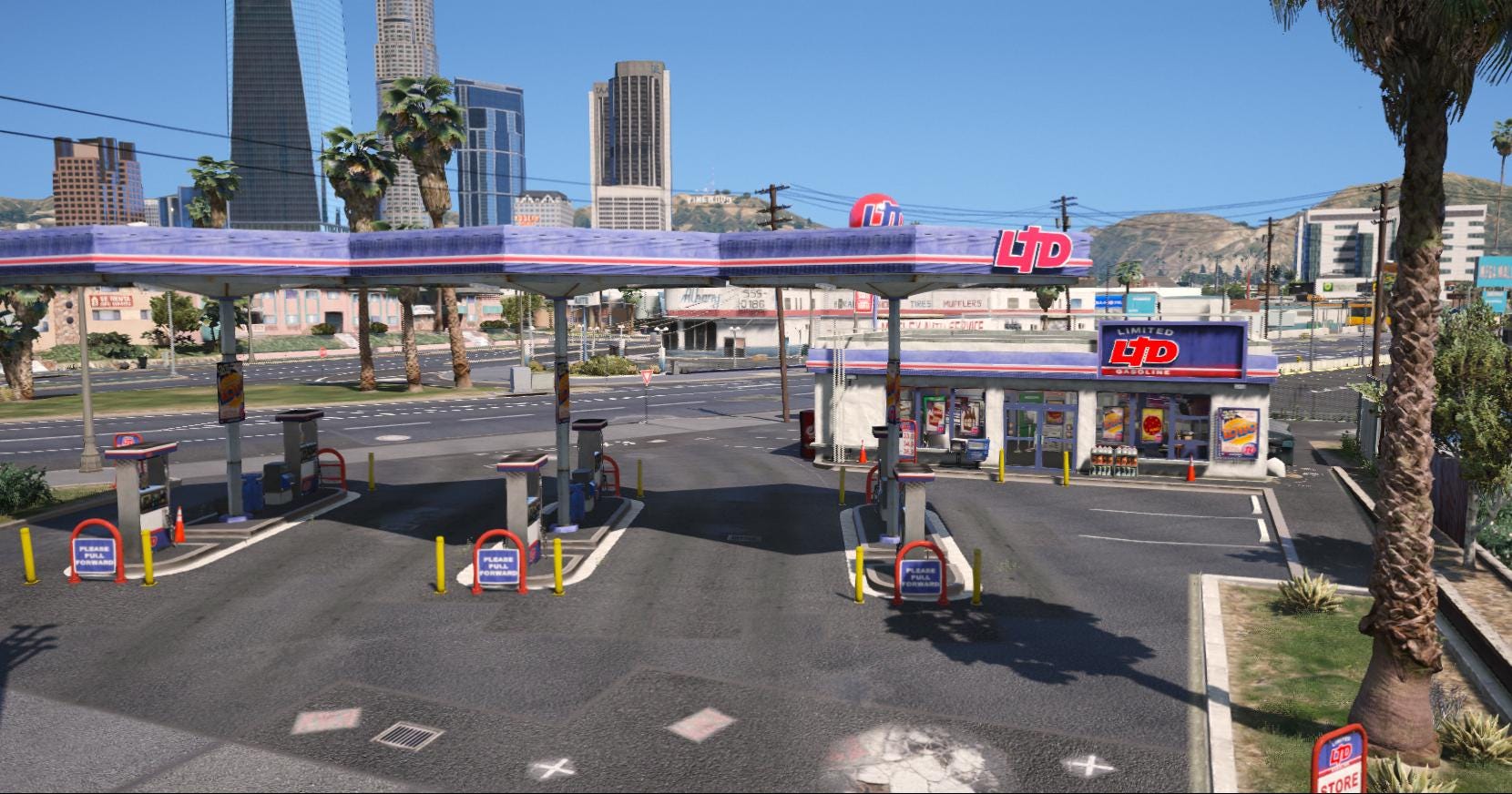 LDT Gasoline Stations | Fivem GTAV | Optimized | Drag and Drop Files | Best Quality |