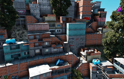 Favelas | MLO / MAP | Fivem GTAV | Optimized | Drag and Drop Files | Best Quality |