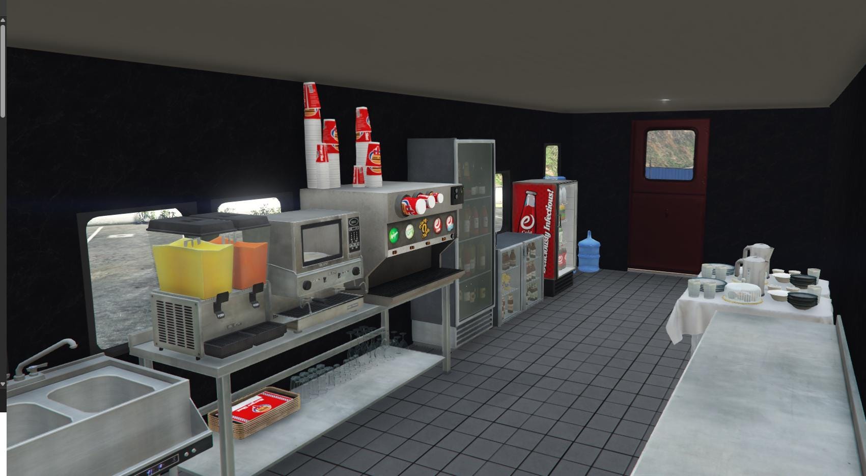 Train Restaurant | MLO / MAP | Fivem GTAV | Optimized | Drag and Drop Files | Best Quality |