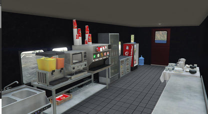 Train Restaurant | MLO / MAP | Fivem GTAV | Optimized | Drag and Drop Files | Best Quality |