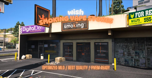 Smoking Vape Stores | Fivem GTAV | Optimized | Drag and Drop Files | Best Quality |