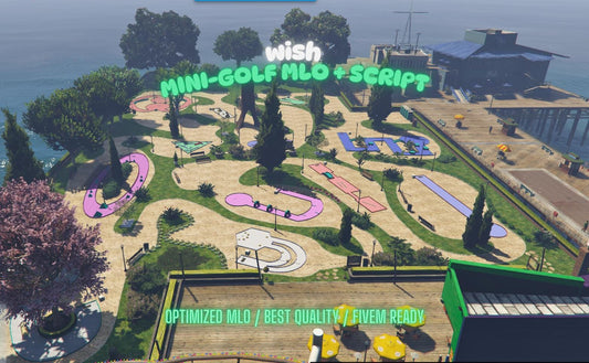 Pier Mini Golf | MLO + SCRIPT | Fivem GTAV | Optimized | Drag and Drop Files | Best Quality |