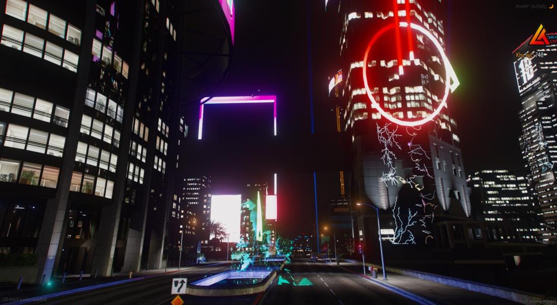 Cyberpunk Town | MLO / MAP | Fivem GTAV | Optimized | Drag and Drop Files | Best Quality |