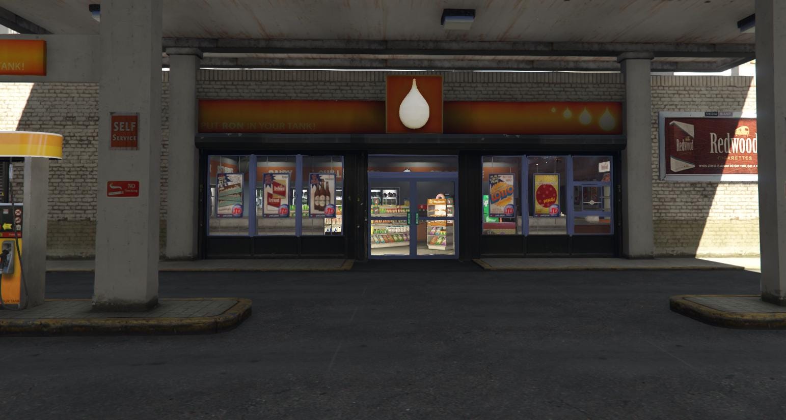 Rockford Gas Station | MLO / MAP | Fivem GTAV | Optimized | Drag and Drop Files | Best Quality |