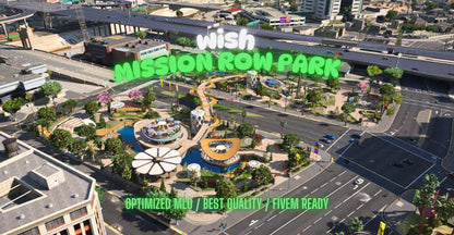 Mission Row Park | Fivem GTAV | Optimized | Drag and Drop Files | Best Quality |
