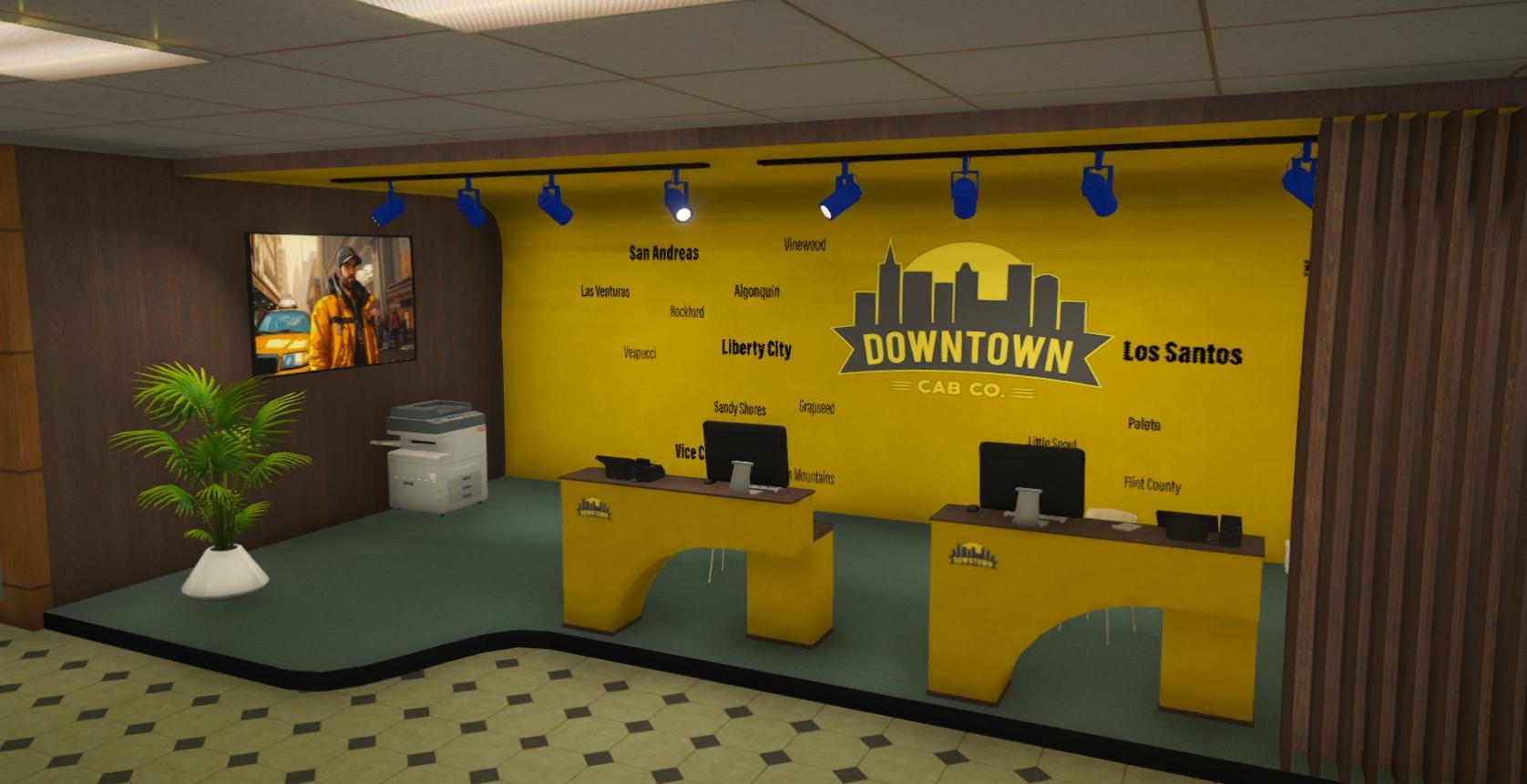 Del Perro Taxi Department | MLO / MAP | Fivem GTAV | Optimized | Drag and Drop Files | Best Quality |