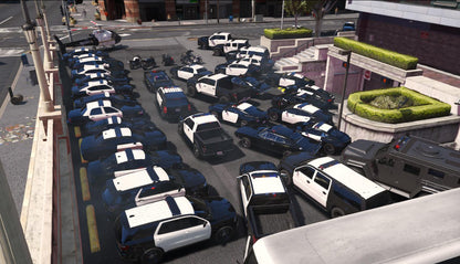Police Unbranded Car Pack | Fivem GTAV | Optimized | Drag and Drop Files | Best Quality |