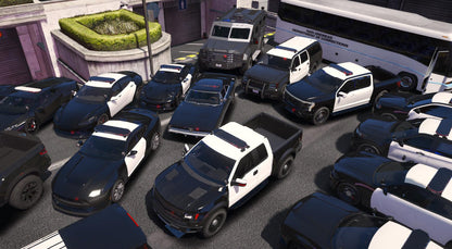 Police Unbranded Car Pack | Fivem GTAV | Optimized | Drag and Drop Files | Best Quality |