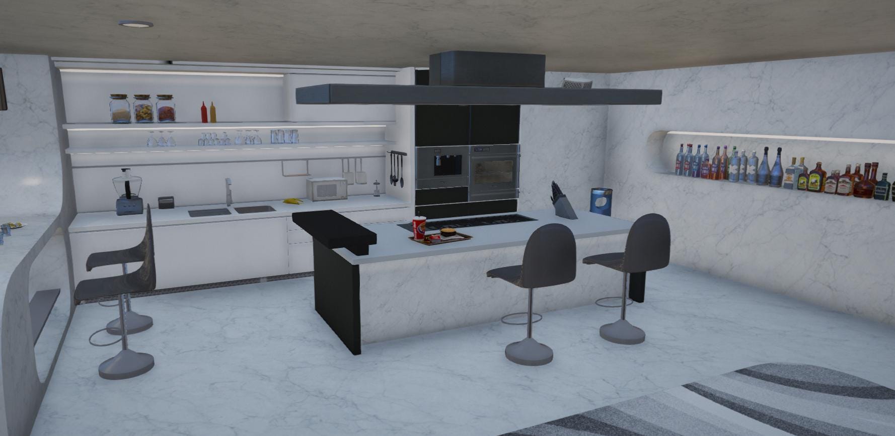 Futurist House | Fivem GTAV | Optimized | Drag and Drop Files | Best Quality |