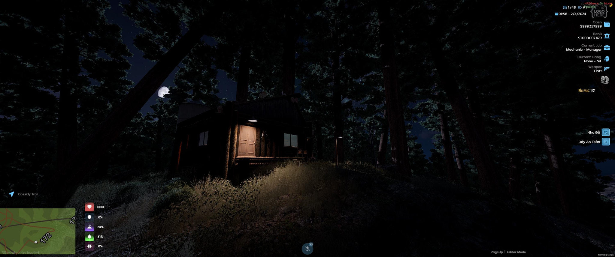 Forest Cabin | MLO / MAP | Fivem GTAV | Optimized | Drag and Drop Files | Best Quality |