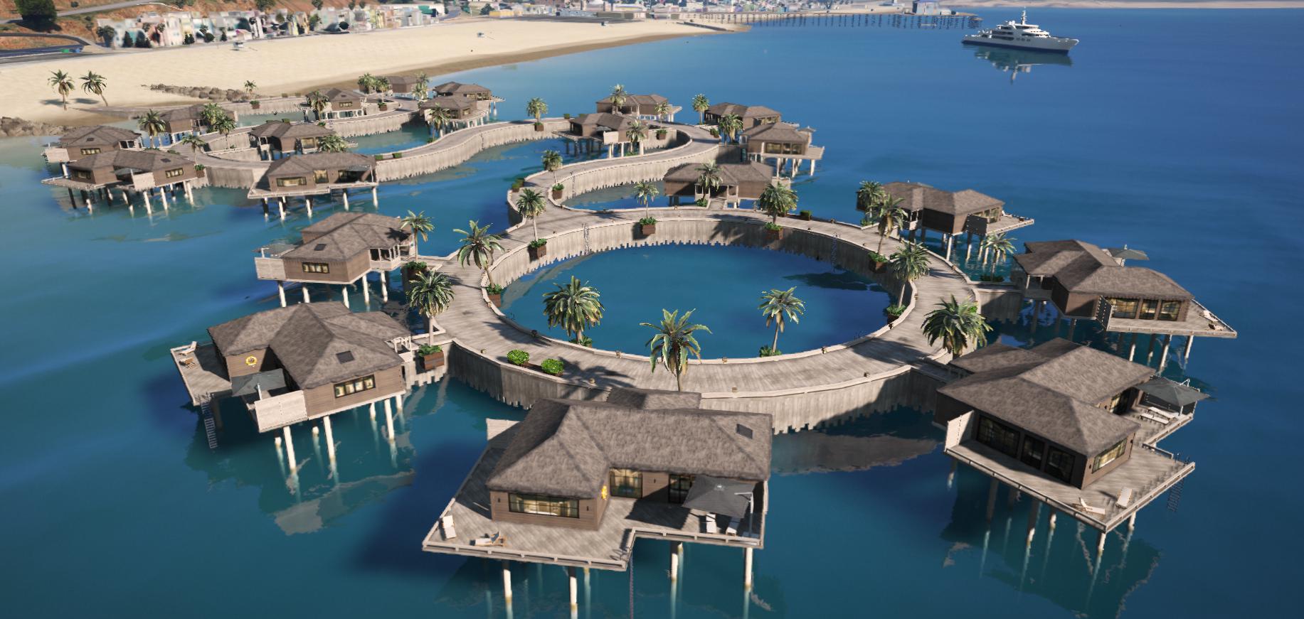 Bungalow Village | Fivem GTAV | Optimized | Drag and Drop Files | Best Quality |