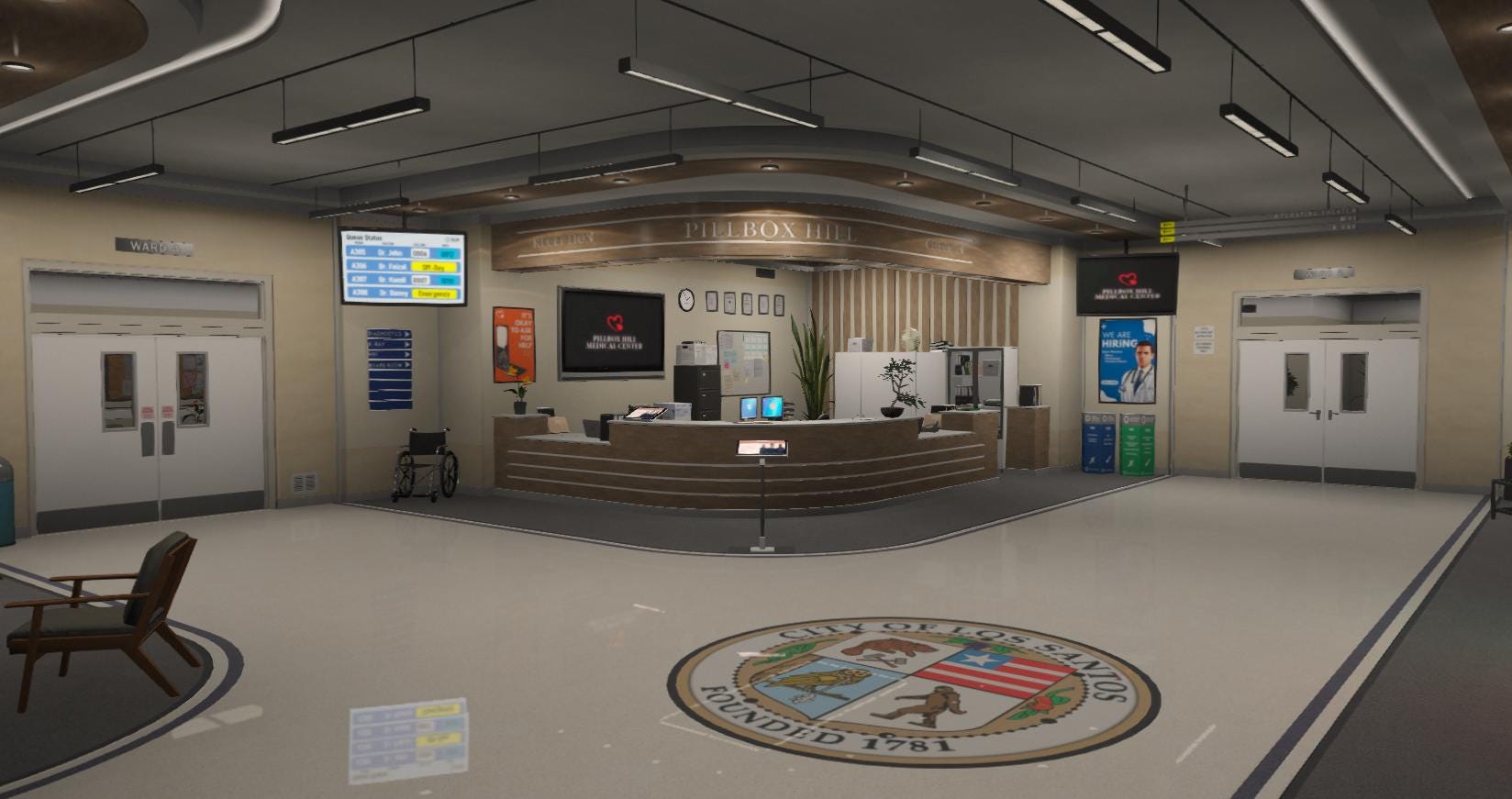 Pillbox Rework | MLO / MAP | Fivem GTAV | Optimized | Drag and Drop Files | Best Quality |