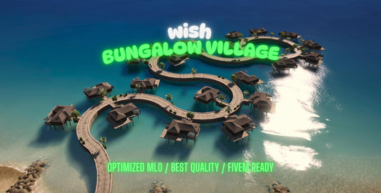 Bungalow Village | Fivem GTAV | Optimized | Drag and Drop Files | Best Quality |