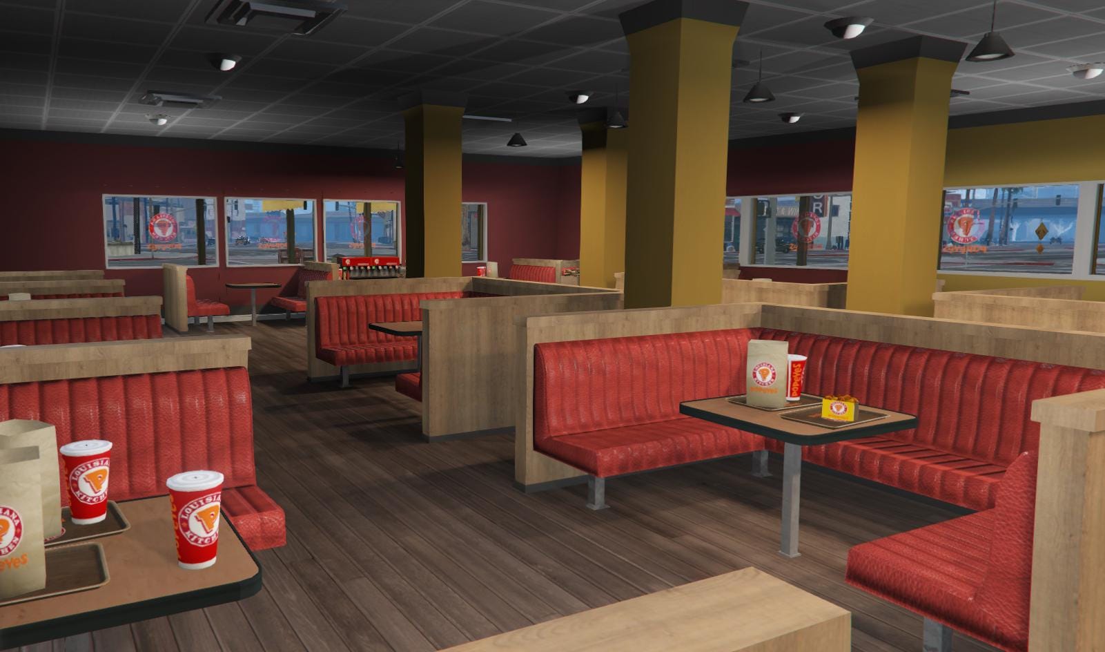 Popeye's Restaurant | MLO / MAP | Fivem GTAV | Optimized | Drag and Drop Files | Best Quality |