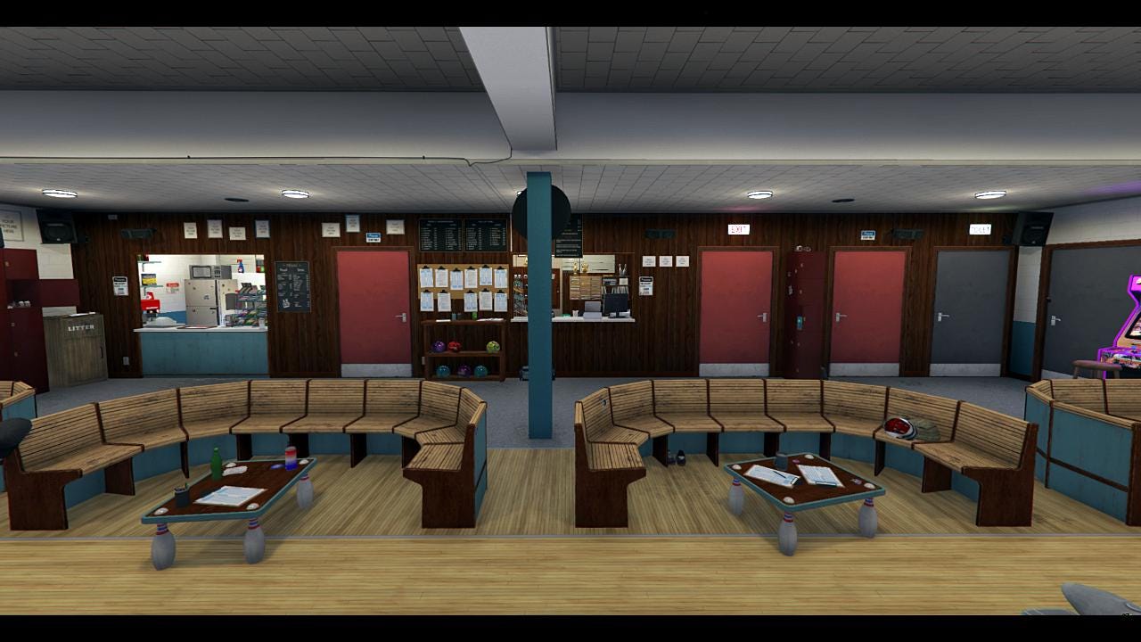 Bowling Alley | MLO / MAP | Fivem GTAV | Optimized | Drag and Drop Files | Best Quality |