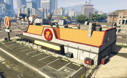 Popeye's Restaurant | MLO / MAP | Fivem GTAV | Optimized | Drag and Drop Files | Best Quality |