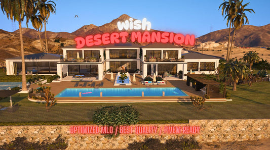 Desert Mansion | Fivem GTAV | Optimized | Drag and Drop Files | Best Quality |