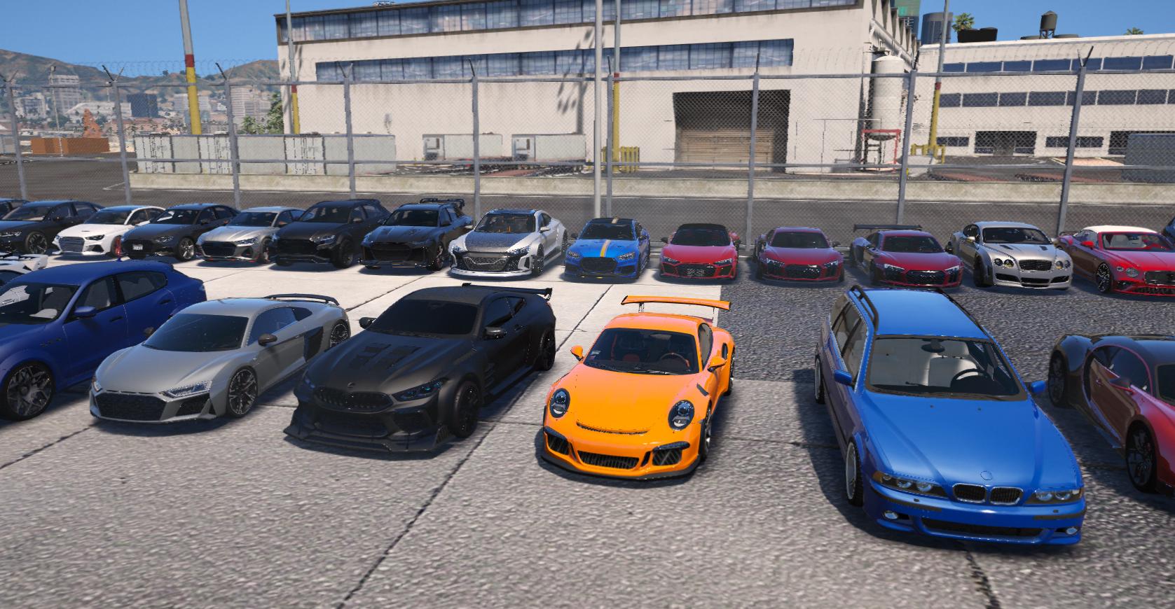 I +600 Debadged Car Pack | Fivem GTAV | Optimized | Drag and Drop Files | Best Quality |