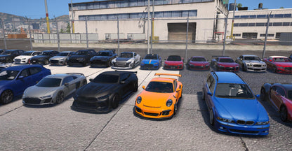 I +600 Debadged Car Pack | Fivem GTAV | Optimized | Drag and Drop Files | Best Quality |